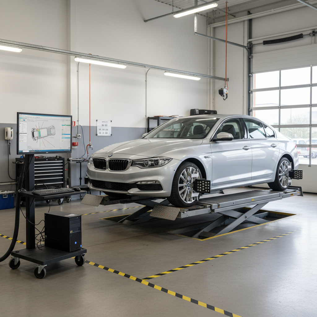 ضبط زوايا العجلات